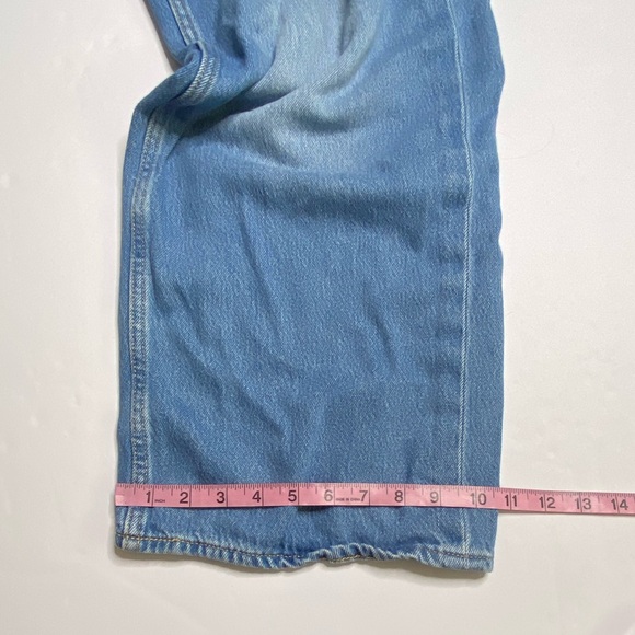 Old Navy Drapey Denim Baggy Wide Leg Jeans Size 4 - Picture 4 of 10